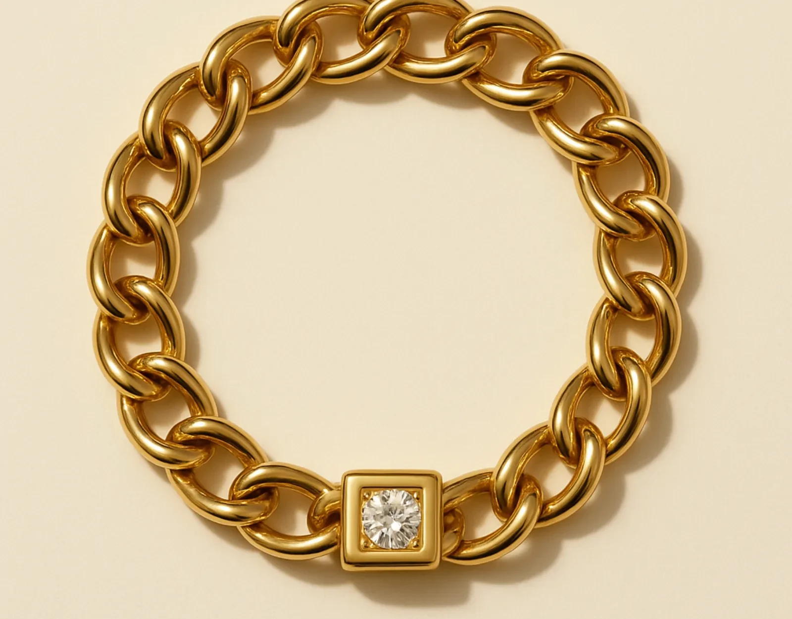 Bracciale Legame a catena placcato oro 18KT