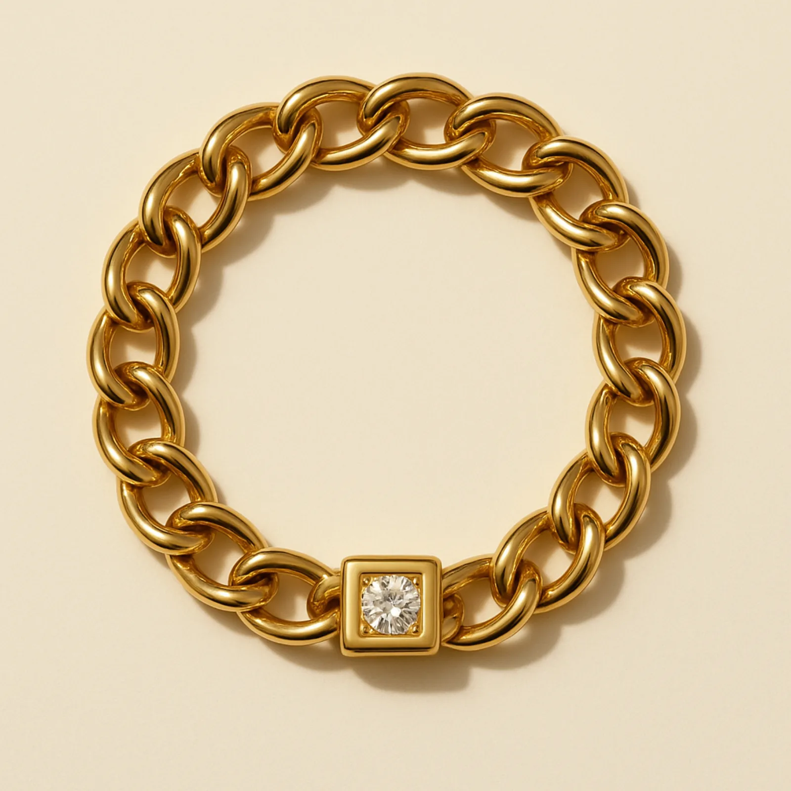 Bracciale Legame a catena placcato oro 18KT
